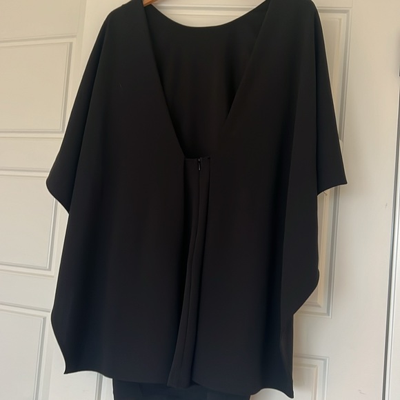 Lulu’s Fitted Cape Mini Dress - Picture 3 of 4